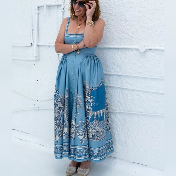 ALEMAIS Villa Romantica Midi Dress - Picture 5 of 14